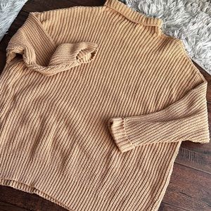 Oversized Turtleneck Sweater